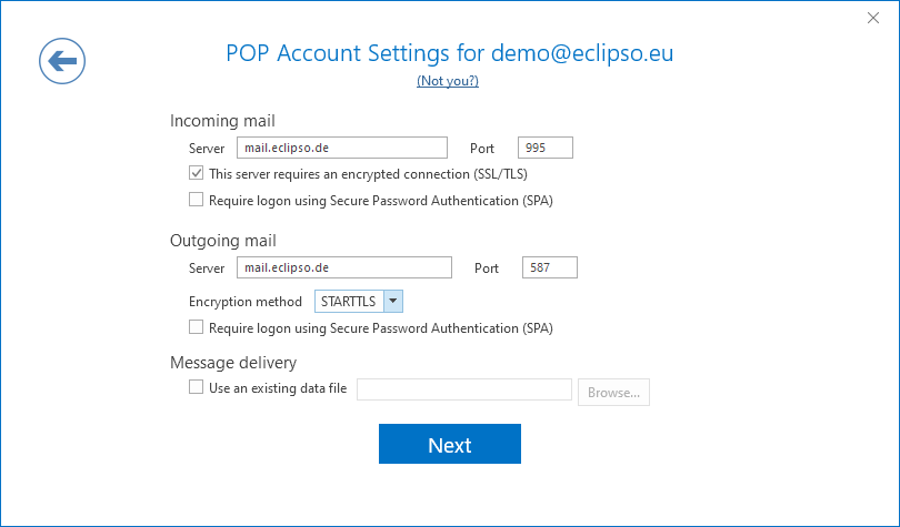 monteren was Mart How to set up an POP account on Outlook 2019 / 365 - Help